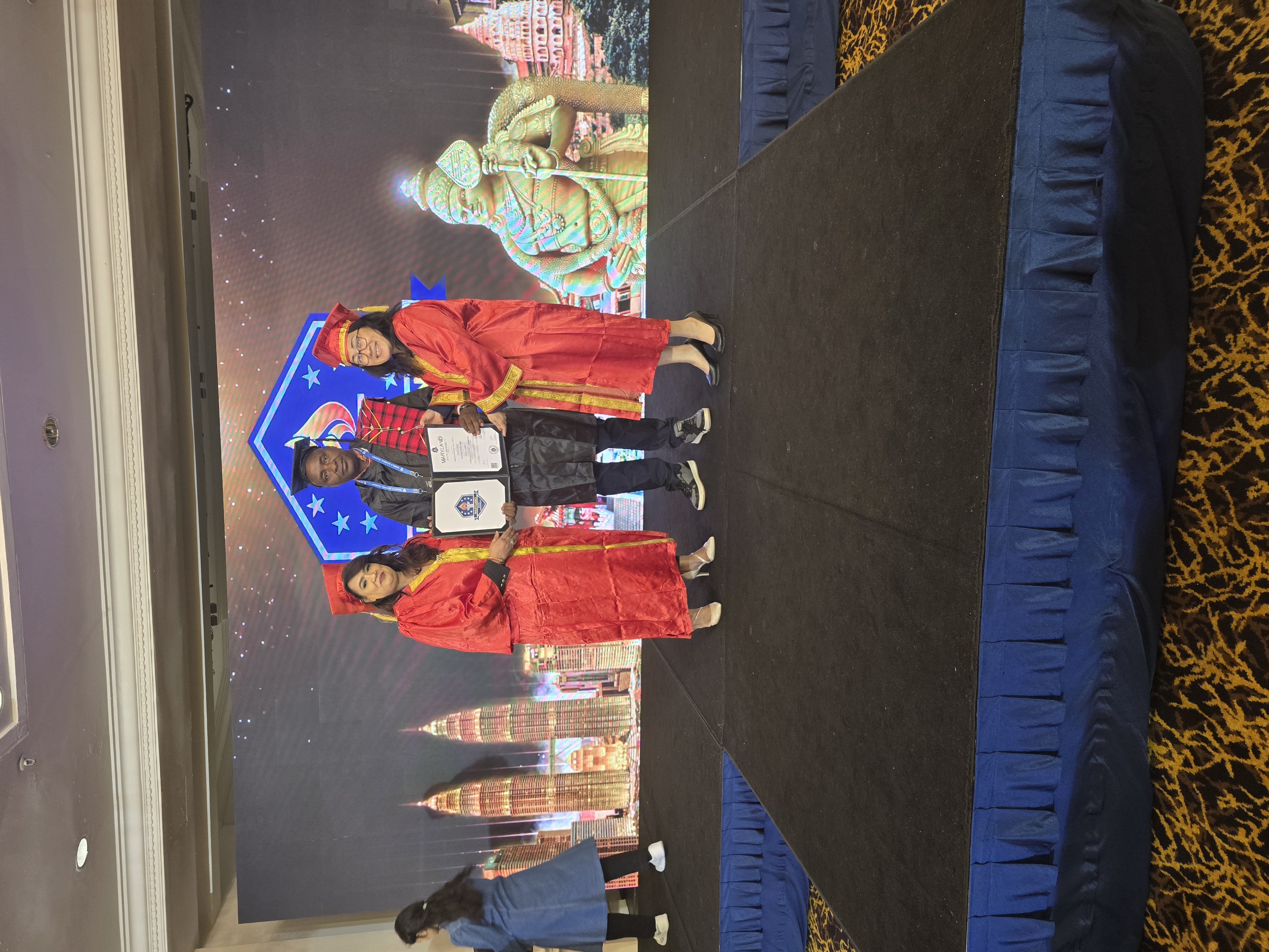 THE PRINCIPAL ATTENDING WORLD SCHOOL SUMMIT IN MALAYSIA.
