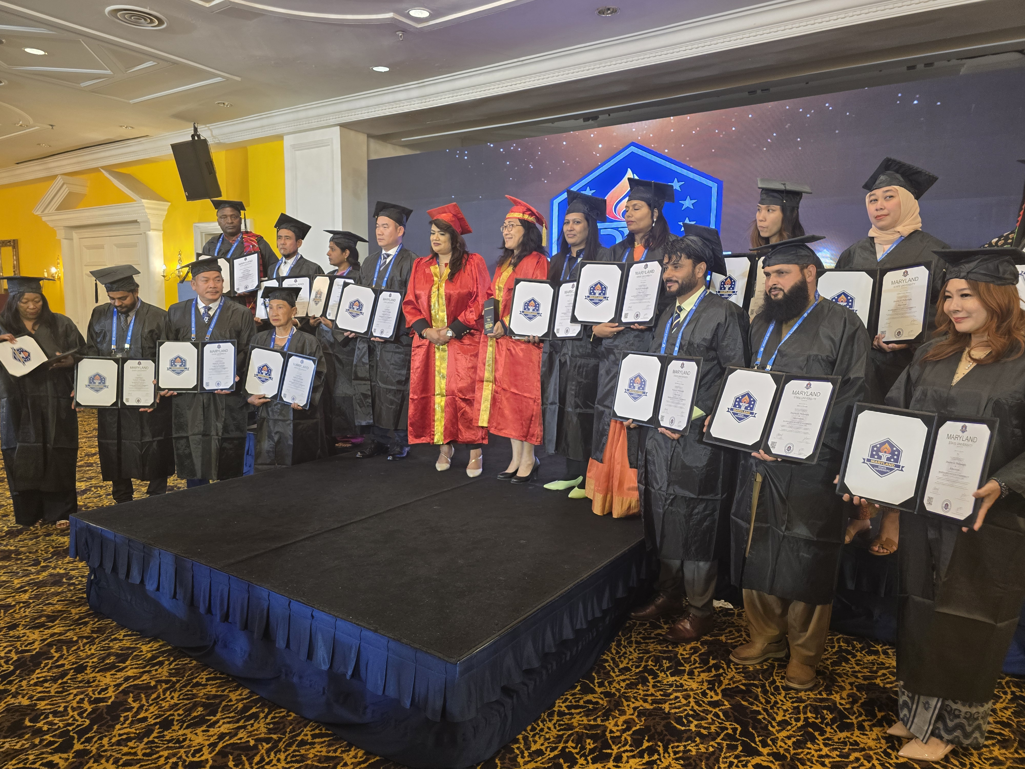 THE PRINCIPAL ATTENDING WORLD SCHOOL SUMMIT IN MALAYSIA.