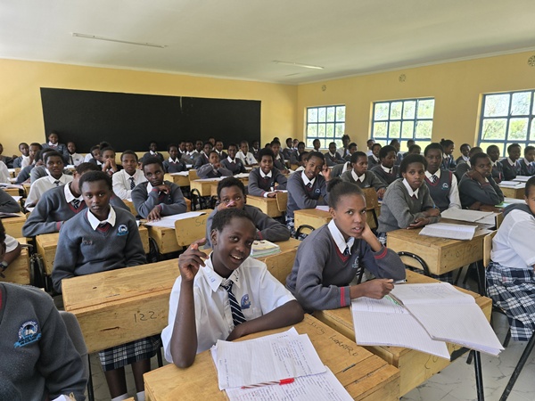 GRADE 10 GIRLS IN THEIR NEW CLASSROOMS A PROJECT OF 2026 PARENTS